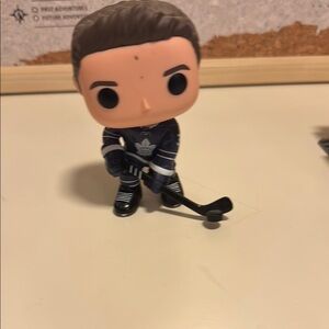 Funko Pop Hockey Player Figure - Black and Blue